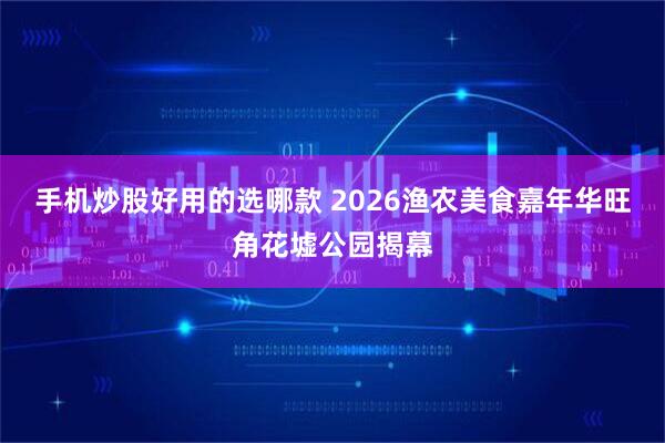 手机炒股好用的选哪款 2026渔农美食嘉年华旺角花墟公园揭幕